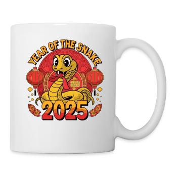 Année Chinoise 2025 Année du Serpent - Mug blanc - blanc - Droite