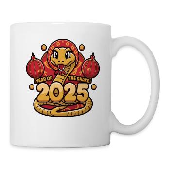 Année Chinoise 2025 Année du Serpent - Mug blanc - blanc - Droite