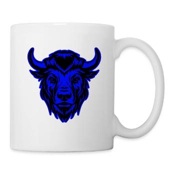 Bull Animal Portrait Animal Taurus - Mug - white - Right