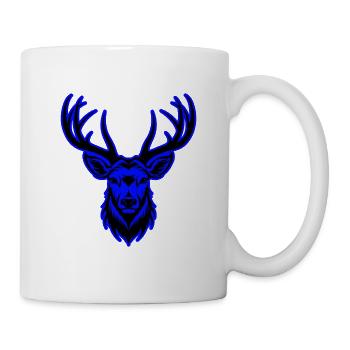 Deer Animal Portrait - Mug - white - Right