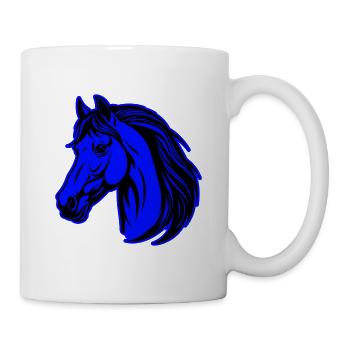 Horse Animal Portrait - Mug - white - Right
