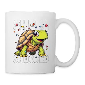 CHOQUÉ ET ADORÉ - Mug blanc - blanc - Droite