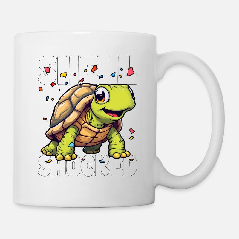 SHELL SCHOCKIERT UND LIEBT ES - Tasse - Weiß