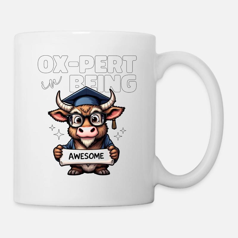 OX PERT DARIN, GROSSARTIG ZU SEIN - Tasse - Weiß