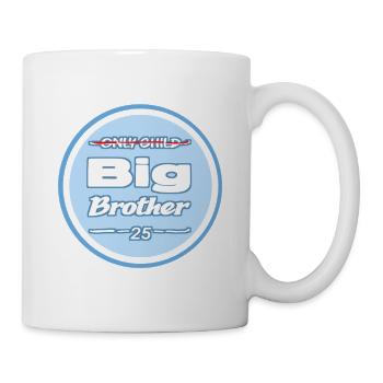 big brother blue - Mug - white - Right