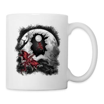 Dragon Dragon Mythical Creature Fable Fairy Tale - Mug - white - Right