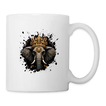 Elephant Crown Animal - Mug - white - Right