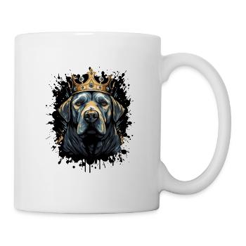 Boxer Chien Animal Couronne - Mug blanc - blanc - Droite