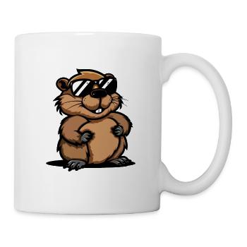 Beaver Comic Cool - Mug - white - Right