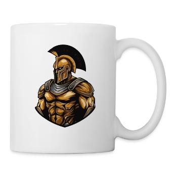 Spartan Gladiator Muscles - Mug - white - Right