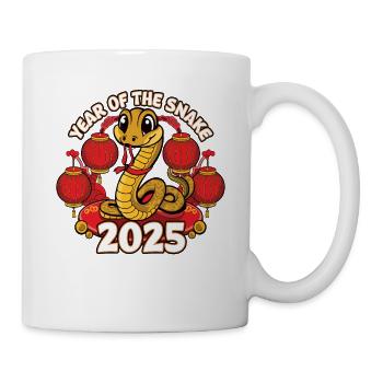 Année Chinoise 2025 Année du Serpent - Mug blanc - blanc - Droite