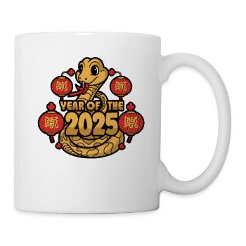 Année Chinoise 2025 Année du Serpent - Mug blanc - blanc - Droite