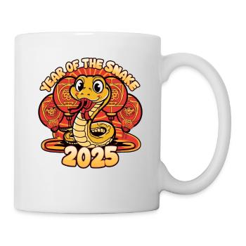 Année Chinoise 2025 Année du Serpent - Mug blanc - blanc - Droite