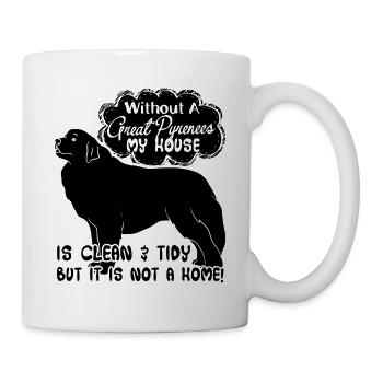 Without A Great Pyrenees - Mug - white - Right