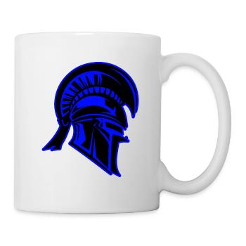 Casque spartiate symbole du guerrier - Mug blanc - blanc - Droite