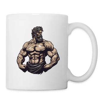 Muscles Bodybuilder Gym - Mug - white - Right