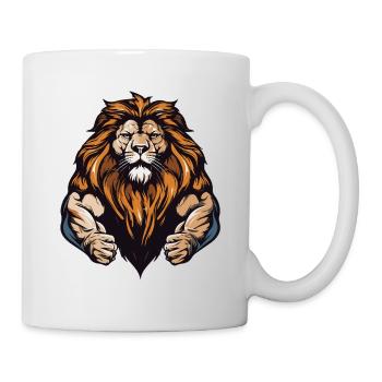 Leo Muscles - Mug - white - Right