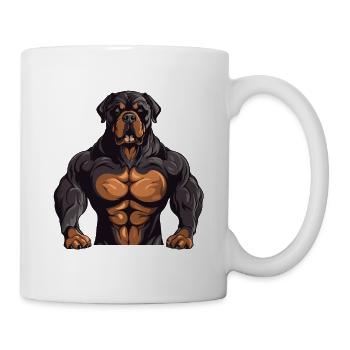 Dog Muscles Fitness - Mug - white - Right