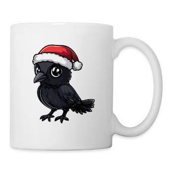 Noël de Corbeau - Mug blanc - blanc - Droite
