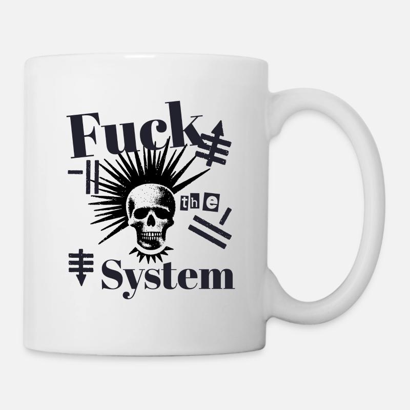 Fanculo il sistema - Tazza - bianco