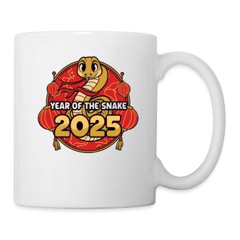 Chinesisches Jahr 2025 Jahr der Schlange - Tasse - Weiß - Rechts