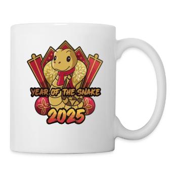 Année Chinoise 2025 Année du Serpent - Mug blanc - blanc - Droite