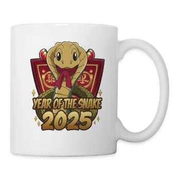 Année Chinoise 2025 Année du Serpent - Mug blanc - blanc - Droite