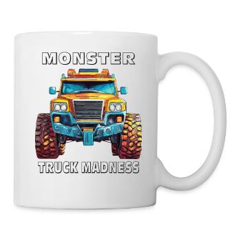 AUTO MONSTER TRUCK MADNESS - Tasse - Weiß - Rechts