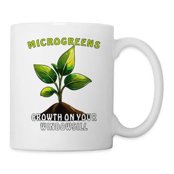 MICROGREENS GROWTH ON YOUR WINDOWSILL - Mug - white - Right