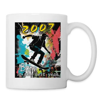 2007 SKAETER Born in the best year - Tasse - Weiß - Rechts