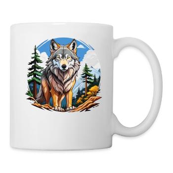 WOLF FOREST - Mug - white - Right