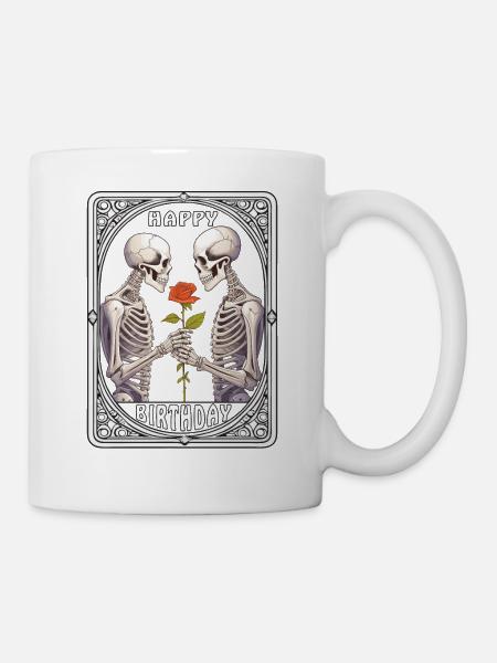 SPIELKARTE HAPPY BIRTHDAY - Tasse - Weiß
