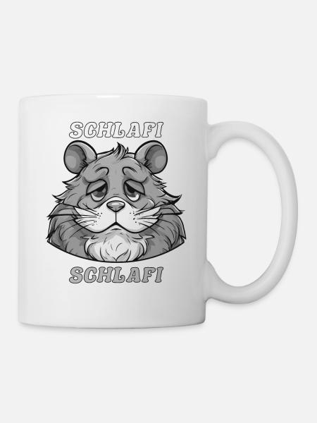 HAMSTER SCHLAFI SCHLAFI - Tasse - Weiß