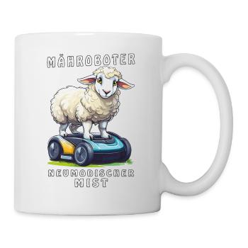 TONDEUSE À GAZON ROBOT MOUTON NEWFANGLED CRAP - Mug blanc - blanc - Droite