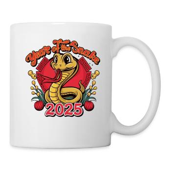 Année Chinoise 2025 Année du Serpent - Mug blanc - blanc - Droite