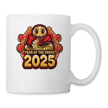 Année Chinoise 2025 Année du Serpent - Mug blanc - blanc - Droite