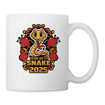 Année Chinoise 2025 Année du Serpent - Mug blanc - blanc - Droite