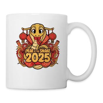 Année Chinoise 2025 Année du Serpent - Mug blanc - blanc - Droite