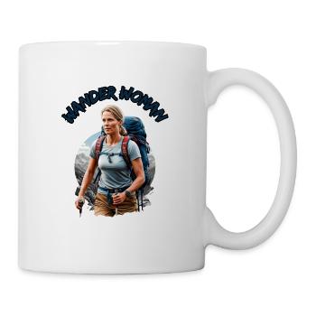 Wander Woman - Frauen Bergsteigen Wandern - Tasse - Weiß - Rechts