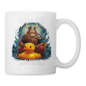 VIKING CANARD COIN-COIN TOUJOURS VERS LE NORD - Mug blanc - blanc - Droite