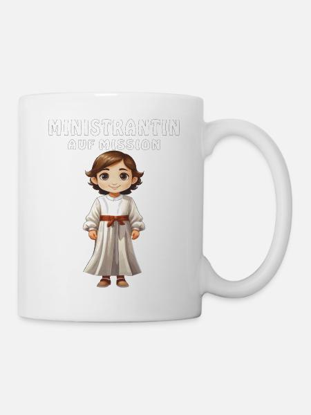 MINISTRANTIN AUF MISSION - Tasse - Weiß