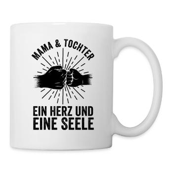 Mère Maman et Fille - Mug blanc - blanc - Droite