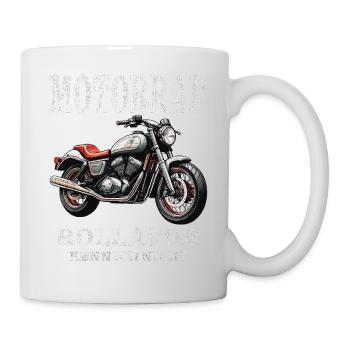 I DON'T KNOW A MOTORCYCLE ROLLATOR - Mug - white - Right
