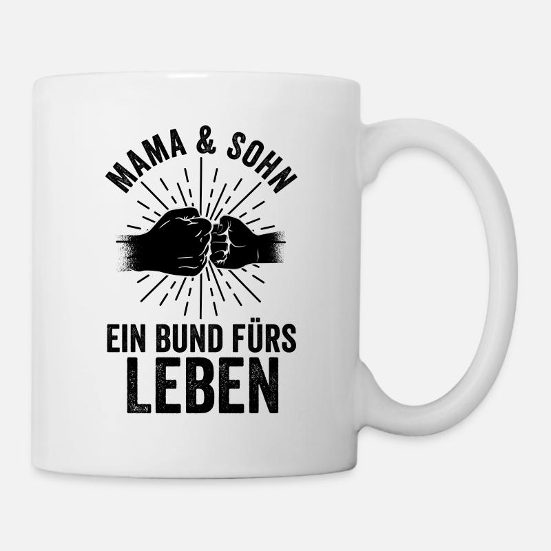 Mutter Mama Und Sohn - Tasse - Weiß