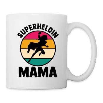 Mutter Superheldin Mama - Tasse - Weiß - Rechts