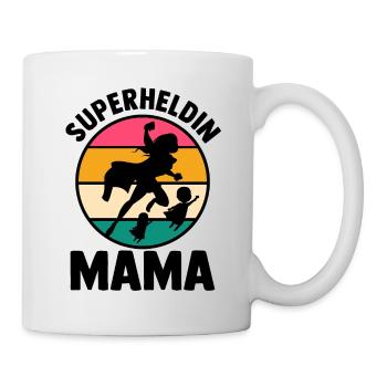 Maman Super-héroïne Maman - Mug blanc - blanc - Droite
