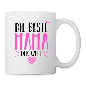 Meilleure maman du monde - Mug blanc - blanc - Droite