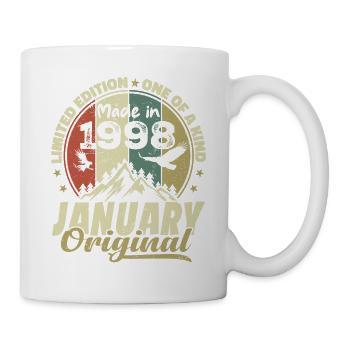 Anniversaire Janvier 1998 - Original Janvier 1998 - Mug blanc - blanc - Droite