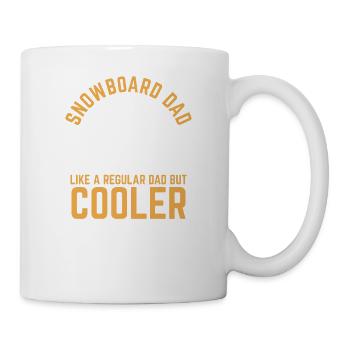 Snowboard Papa Snowboard Dad - Mug blanc - blanc - Droite