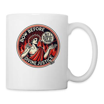 Purgatory and Divine Justice, Taxes - Mug - white - Right